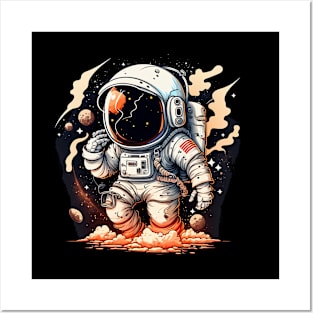 Astronaut 3 Posters and Art